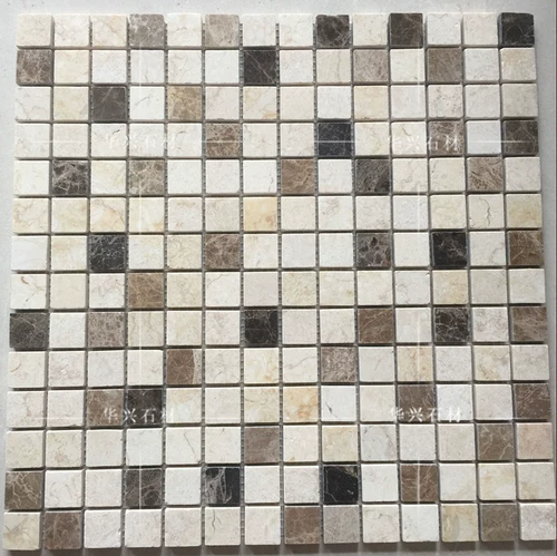 Джазовая белая мозаика натуральная мраморная антикварная телевизионная фоновая настенная плитка плитка плитка по культурной ископаемой ванной комнате