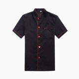 Шеф -повара шеф -повара рабочая одежда Новое еда отель профессиональный платье лето лето лето -короткая летняя летняя кухонная одежда черная и белая