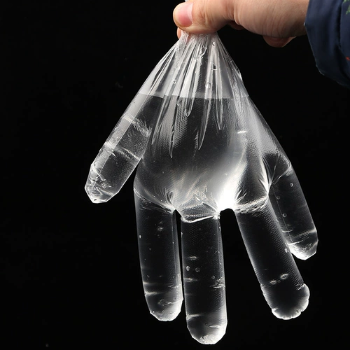 Одноразовые перчатки, прозрачная пластиковая небольшая сумка, коробка, увеличенная толщина