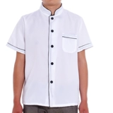 Шеф -повара шеф -повара рабочая одежда Новое еда отель профессиональный платье лето лето лето -короткая летняя летняя кухонная одежда черная и белая