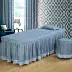 Hàn Quốc cao cấp bông denim bedspread thẩm mỹ viện tập vật lý trị liệu massage chà nhám dầu gội bedspread của custom-made - Trang bị tấm khăn trắng trải giường spa Trang bị tấm