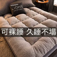 Dày lông cừu nhung nệm đệm nhà tatami ký túc xá đơn sinh viên ký túc xá giường xốp giường nệm chăn bông nệm cao su non