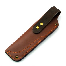 Ножны для ножей 真皮刀套 北欧bushraft雷胖子直刀套头层牛皮刀鞘挂腰真皮保护套