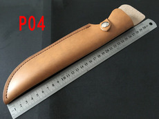 Ножны для ножей 刀套 加长款小直刀刀套挂腰真皮刀鞘牛皮保护套户外求生刀具刀裤 OLG.Yat