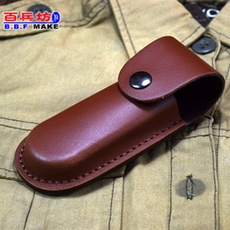 Ножны для ножей 精工版手工头层牛皮刀套高档真皮刀鞘勃朗宁瑞士军折叠刀刀套包邮 Outdoor sign