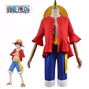 One Piece Luffy cos phù hợp với hai năm sau timeskip quần áo thế hệ thứ hai mũ rơm giày phù hợp với trang phục hóa trang anime quần áo