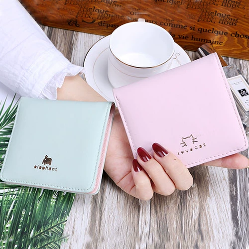 Ультратонкий короткий свежий складной милый универсальный кошелек, коллекция 2023, в корейском стиле