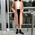 Áo khoác len nữ dài phần phiên bản Hàn Quốc 2018 thu đông mới áo khoác dài hai mặt nữ rộng