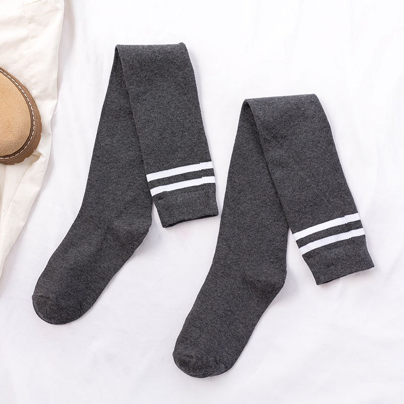 Dark GreyGirlsWomenStockingsOverKneeThighHighSocks Over the knee Stockings