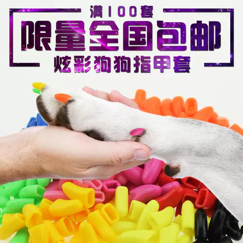 Pet Cat Cite щенка пальцами плюшевые украшения для ногтей Барго Vip Sherry Dog Dog Cat Cat Nail Set