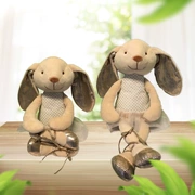 Lop thỏ nụ cười Bonnie Ba lê thỏ đồ chơi sang trọng búp bê dễ thương hoạt hình búp bê xoa dịu chất lượng ban đầu mà không có tiêu chuẩn - Đồ chơi mềm