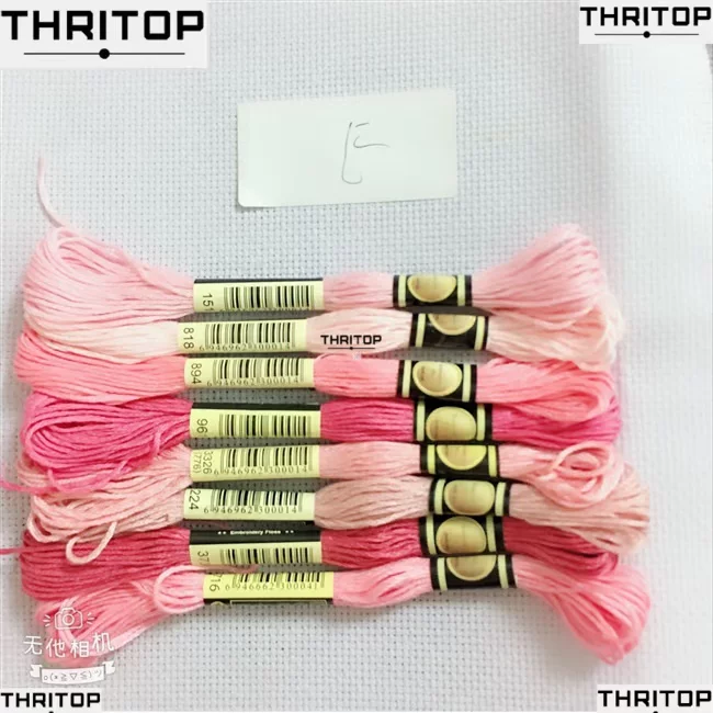 Ниточный набор для вышивания крестиком 8 шт Mix Colors Cross Stitch Cotton Sewing Skeins Cr