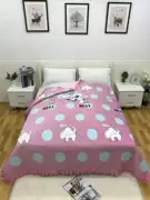 Chăn bông nhung Hàn Quốc chăn bông đôi chăn bông bốn mùa chăn nệm tấm sofa đệm máy giặt - Trải giường