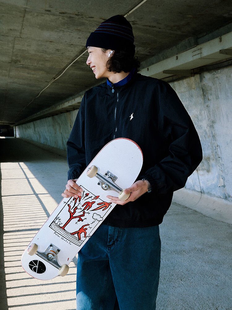 [同款Polar Skate Co Track Jacket复古运动休闲夹克外套冲锋衣男]