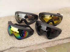 велоочки 户外骑行护目镜 cs防风眼镜 x400风镜炫彩镜片 防风镜 防风沙护眼