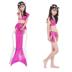 Baby Mermaid Tail Vòng cổ Bút bi Bút sinh nhật 1 tách váy áo tắm Cô bé 8 trẻ em - Đồ bơi trẻ em bộ quần áo bơi cho mẹ và bé Đồ bơi trẻ em