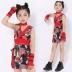 Trang phục cho trẻ em Ngày mới kiểu Trung Quốc sườn xám của trẻ em gái catwalk trình diễn các màn trình diễn khiêu vũ quần áo nhảy jazz - Trang phục trang phục biểu diễn sân khấu đẹp cho bé Trang phục