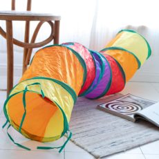 Игрушка 兔子隧道用品解闷玩具宠物兔兔逗侏儒兔子猫钻洞通道躲避屋窝管道