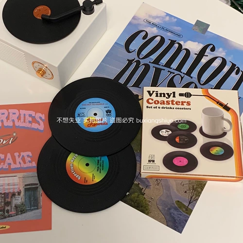 Не хочу, чтобы безработица творческая ретро -виниловая подушка американская классическая рока ностальгическая изоляция CD Anti -Slip подушка