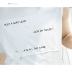 Áo vest in hoa tươi của Anshen 2019 Áo vest nam cotton màu trắng đen hai màu Hàn Quốc - Lót Lót