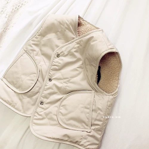 Демисезонный удерживающий тепло жилет, в корейском стиле, увеличенная толщина