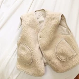 Демисезонный удерживающий тепло жилет, в корейском стиле, увеличенная толщина