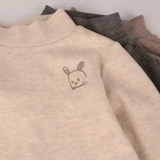 Детский кашемировый удерживающий тепло хлопковый приятный телу лонгслив подходит для мужчин и женщин, высокий воротник