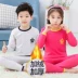 Quần bó sát cộng với quần nhung dày mỏng mùa thu trong quần mùa thu của trẻ em để bảo vệ đồ lót cơ bản cho trẻ em Đóng cửa phiên bản Hàn Quốc - Quần áo lót