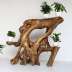 Root khắc khung phòng khách gỗ rắn nghệ thuật tự nhiên gốc cây trong nhà bonsai nhiều lớp long não gỗ trang trí sàn kệ - Các món ăn khao khát gốc gia ban ghe goc cay Các món ăn khao khát gốc