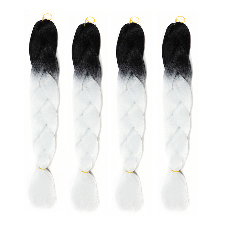 Milky WhiteDirty braided rope dreadlocks  Hair rope Wigs men and women braided hair Compile and distribute Receiving and sending Wig braid Nepal Hair band size Braid