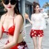 Áo tắm nữ ba mảnh bảo thủ chia nhỏ ngực nhỏ tụ tập áo bikini che bụng thon gọn kiểu váy bơi xuân nóng bỏng. - Bikinis đồ tắm bikini Bikinis