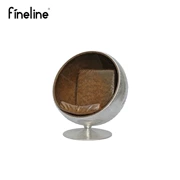 Fineline phong cách công nghiệp thiết kế nội thất SPITFIRE BALL CHAIR không gian ghế da bóng nhôm - Đồ nội thất thiết kế