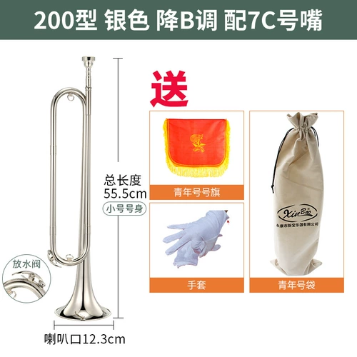 Профессиональные маленькие музыкальные инструменты для школьников, латунный громкоговоритель с зарядкой