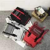 Вместительный и большой школьный рюкзак, брендовая модная трендовая сумка через плечо, 2019, в корейском стиле, подходит для подростков, подходит для студента