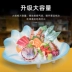 Đĩa đá thô Melamine sashimi Bộ đồ ăn tự chọn Đĩa trái cây Đĩa hải sản Ẩm thực Nhật Bản và Hàn Quốc Đĩa trưng bày ốc xà cừ Đĩa đá khô