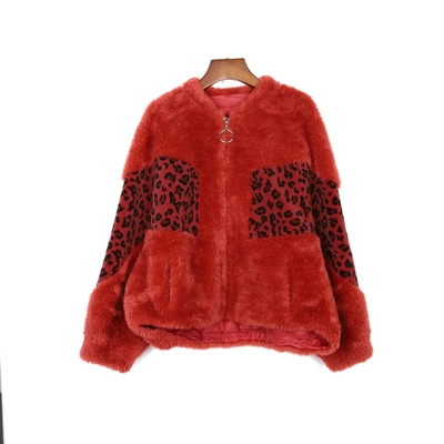 (Quần áo phụ nữ bằng gỗ) Áo khoác nhung thời trang mùa thu và mùa đông nhung ngắn của phụ nữ ZH0A00006927 - Faux Fur