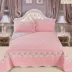 Giường bông đơn giản trải giường bằng vải bông ba bộ chăn bông đơn - Trải giường
