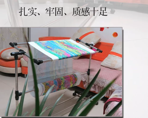 Японская домашняя регулируемая вышиваемая рама для вышивки с вышивкой кровати с поперечным поперечным