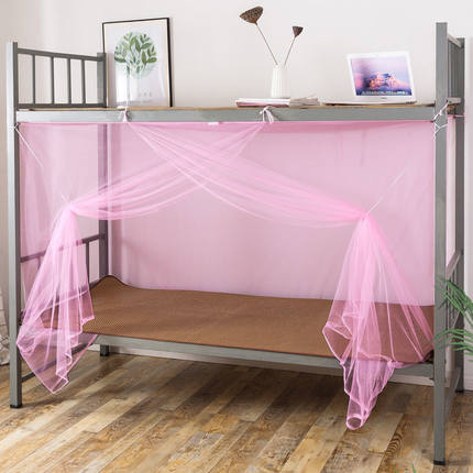 单人蚊帐学生宿舍蚊帐子母床上下铺蚊帐