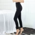 Quần cạp cao nâng hông ôm chân thon gọn thắt eo chính hãng Tingmei có thể mặc ngoài giữ ấm body quần tất nữ dài nhựa TC8273 - Quần nóng lên