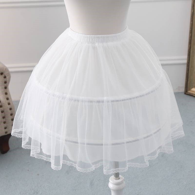 Children's Adult Daily Skirt 42cm Skirt Lolita Puff Skirt Girl's Dress Lolita Performance Petticoat