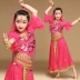 Ngày thiếu nhi New Children Trang phục khiêu vũ Ấn Độ Cô gái Trẻ em Trang phục biểu diễn Trẻ em Belly Dance Trang phục - Trang phục Trang phục