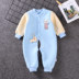 Babyiesies mùa xuân và mùa thu mùa đông ấm áp nam và nữ Baby romper cotton dài tay romper 6 quần áo sơ sinh 3 áo bé trai Áo liền quần