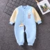 Babyiesies mùa xuân và mùa thu mùa đông ấm áp nam và nữ Baby romper cotton dài tay romper 6 quần áo sơ sinh 3 áo khoác dày cho bé mùa đông Áo liền quần