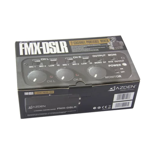 Azden FMX-DSLR SLR-камера Портативный микшер Играет звуковая звуковая карта
