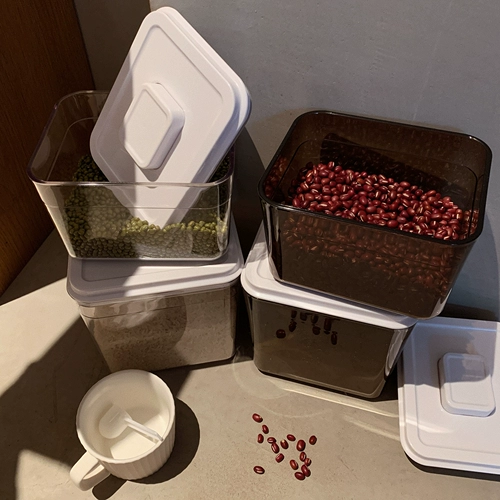 Портативная банка для хранения, пластиковая вместительная и большая коробочка для хранения