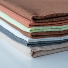 спандекс bjd娃娃diy服装制作针织棉弹力纯色面料亮丝宽窄条 一口价50*80cm