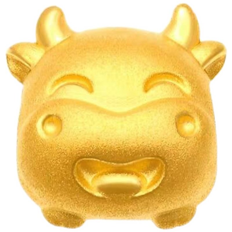 【周六福】3d硬金足金本命年金牛手链(热品库)