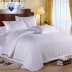 Năm sao khách sạn khách sạn bộ đồ giường đặc biệt bán buôn bông dày cotton màu trắng tinh khiết satin quilt cover