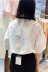 Dongdaemun, Hàn Quốc 2020 mới kiểu hàn quốc sang trọng phụ nữ áo cổ tròn móc áo ren rỗng - Áo sơ mi